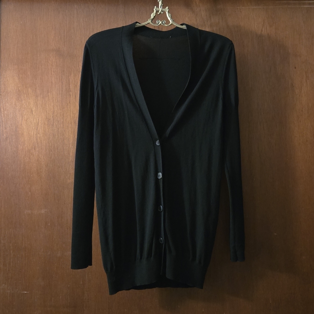 Givenchy Paris wool black cardigan
